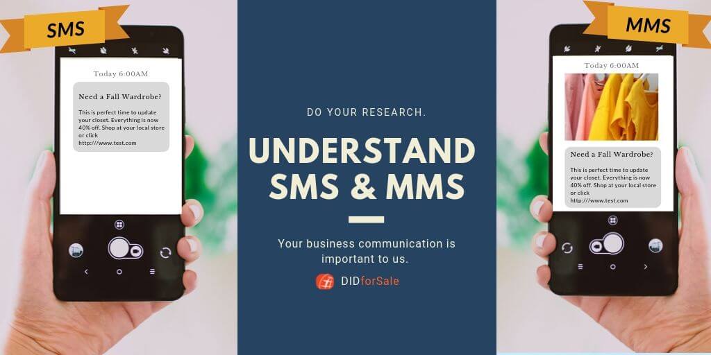 Understand the difference between MMS and SMS